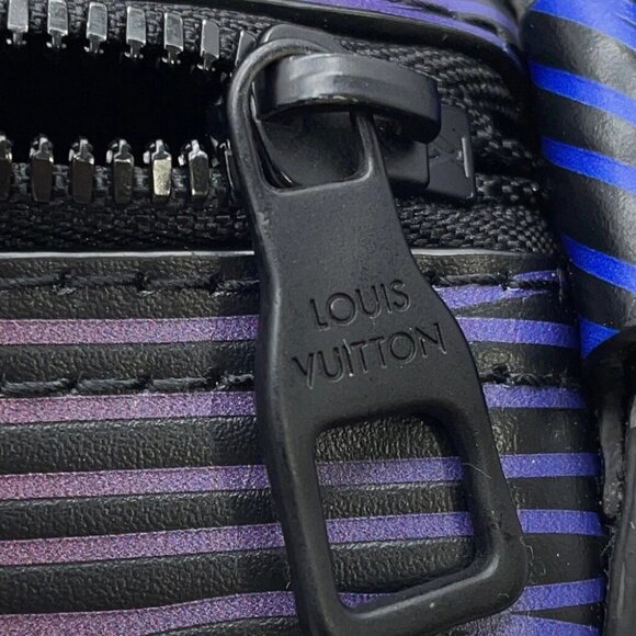 LOUIS VUITTON Soft/Polochon Epi XL/Calf Leather Gradient Electric Sun/Noir - Picture 9 of 13